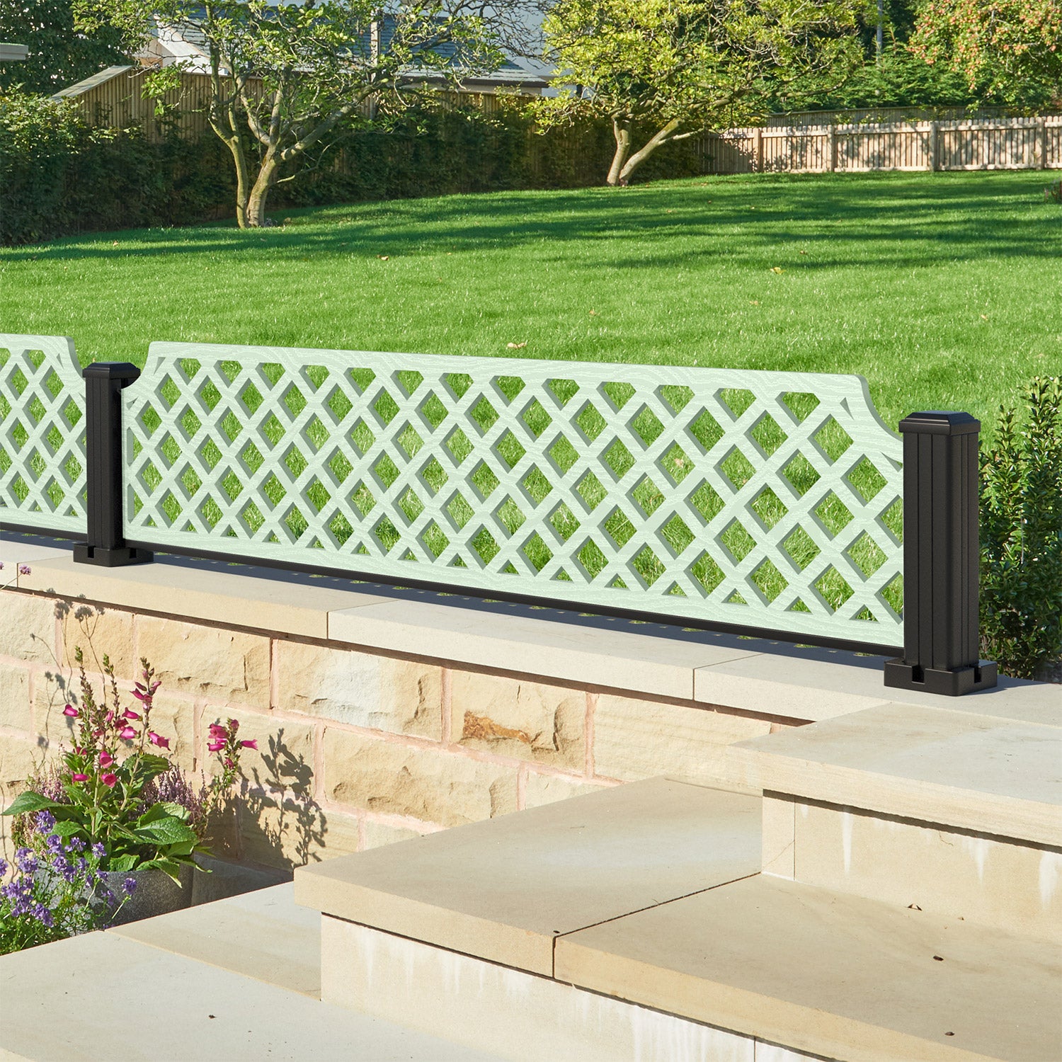 Regal Hive Decorative Fence - 180x40cm - with our composite posts