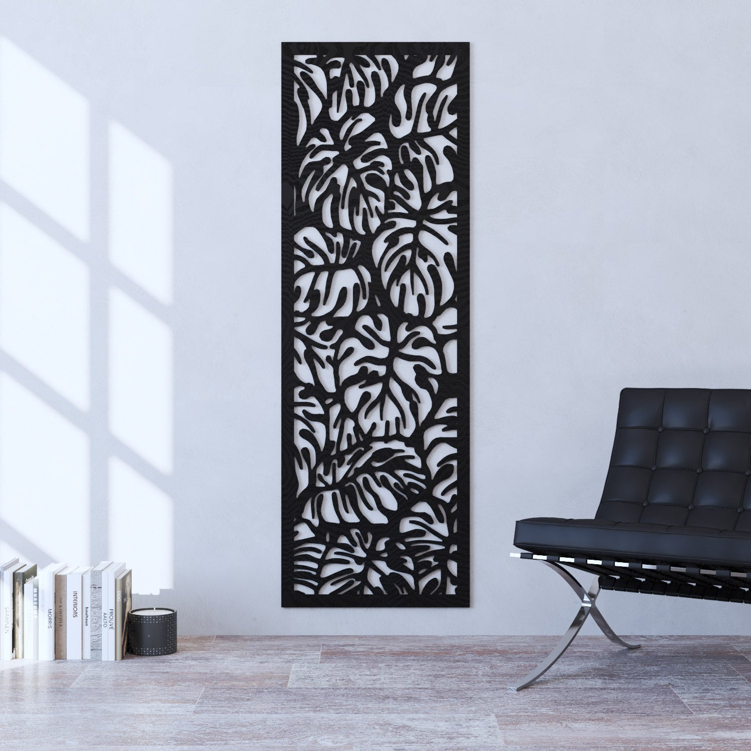 Botanic indoor decorative panel