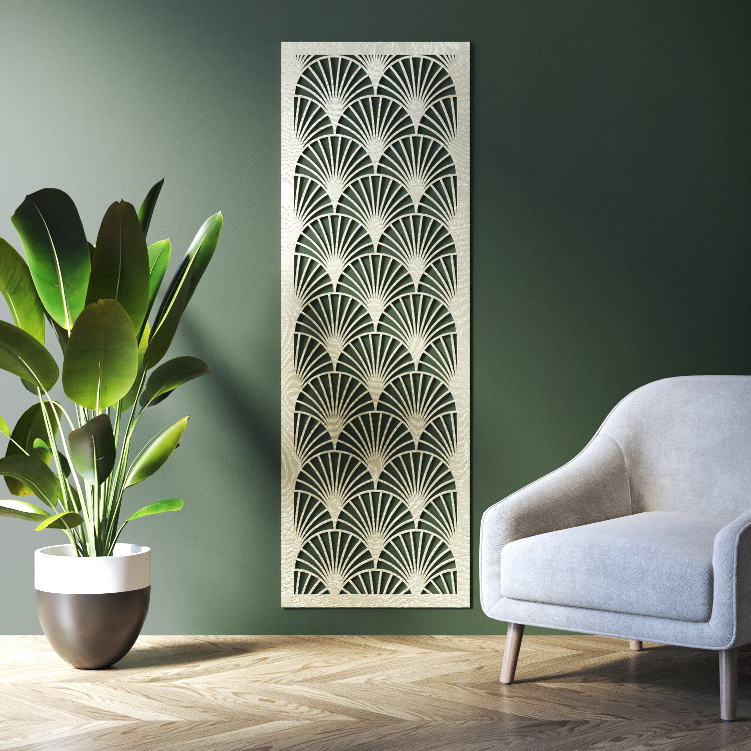 Laurel indoor decorative panel