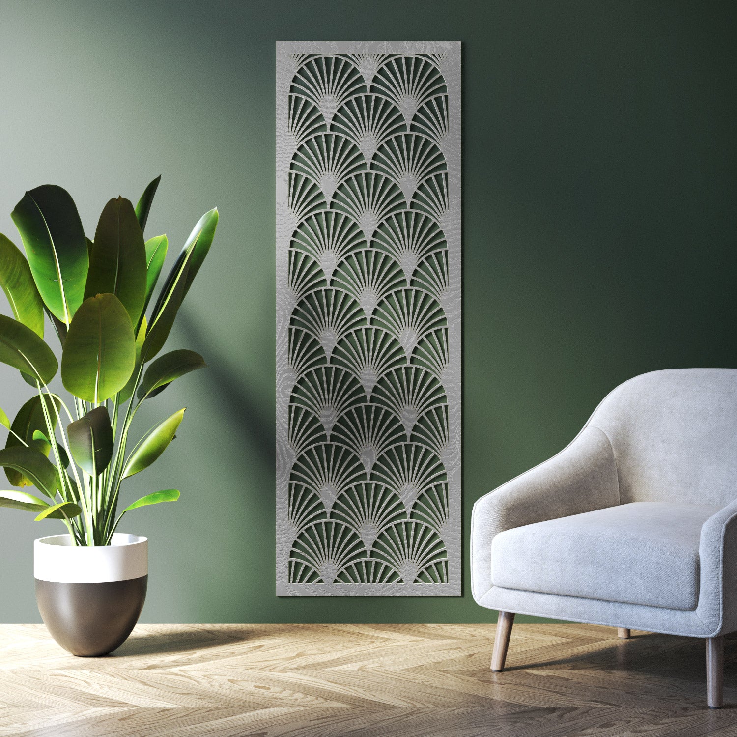 Laurel indoor decorative panel