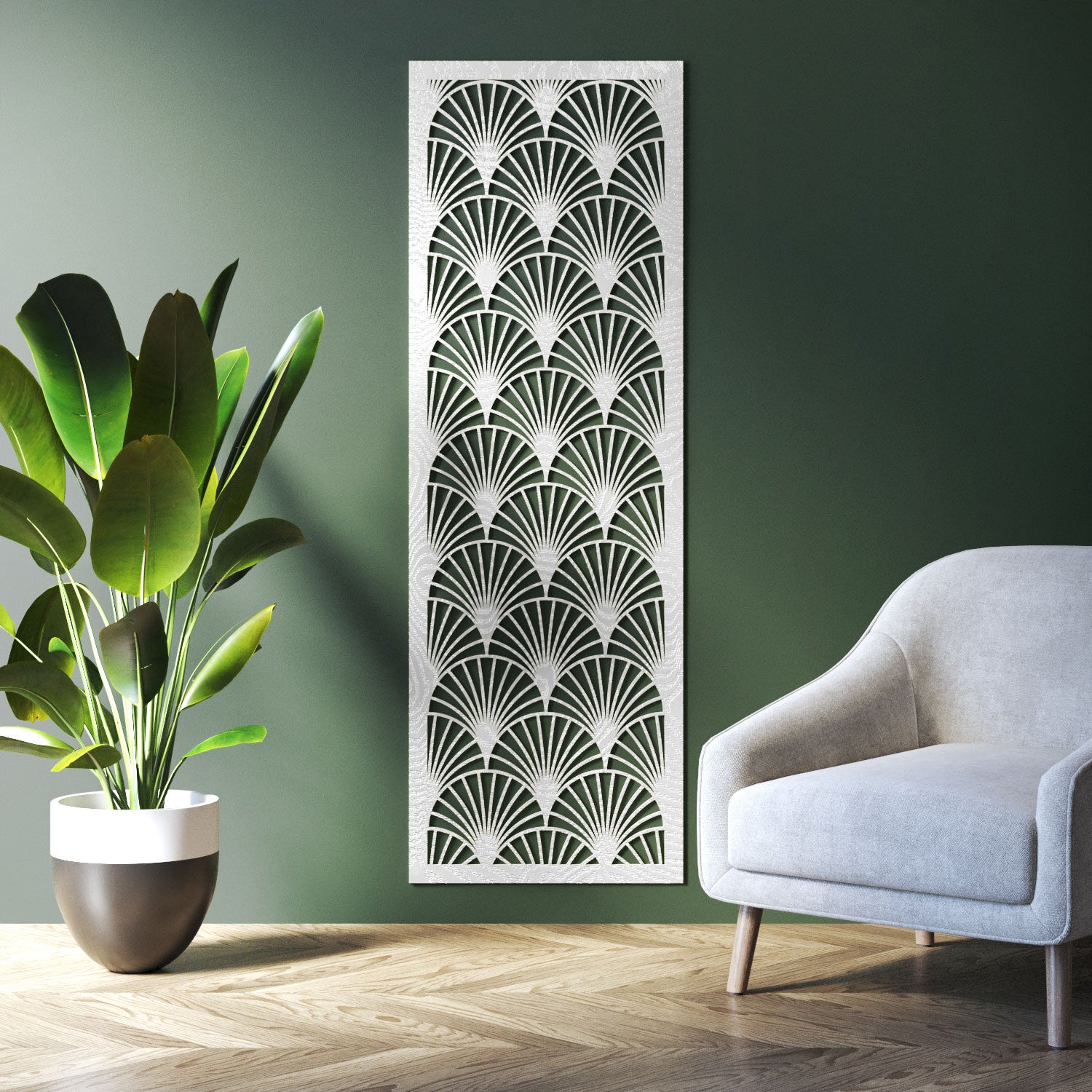 Laurel indoor decorative panel