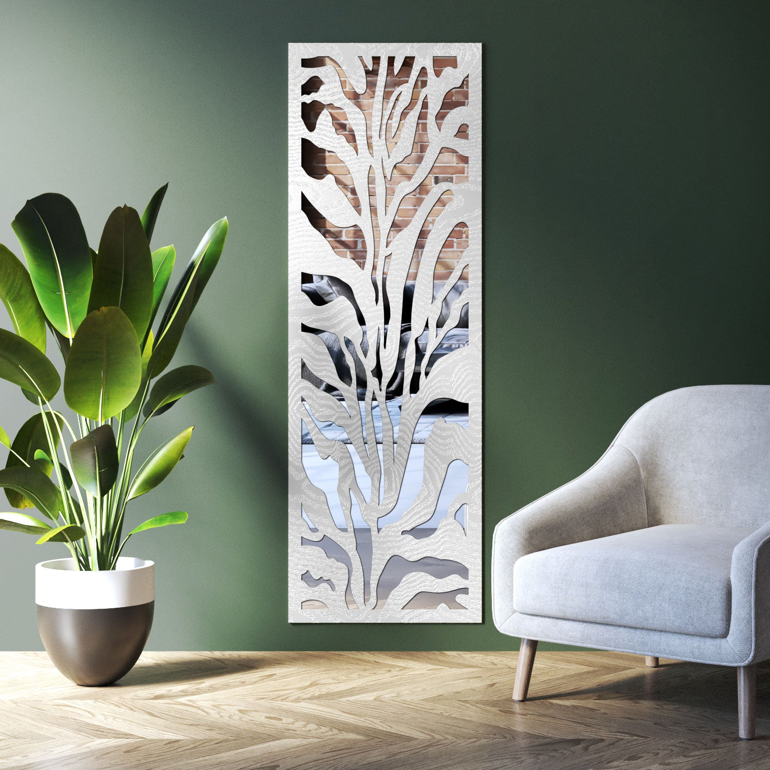 Malawi indoor decorative mirrored panel