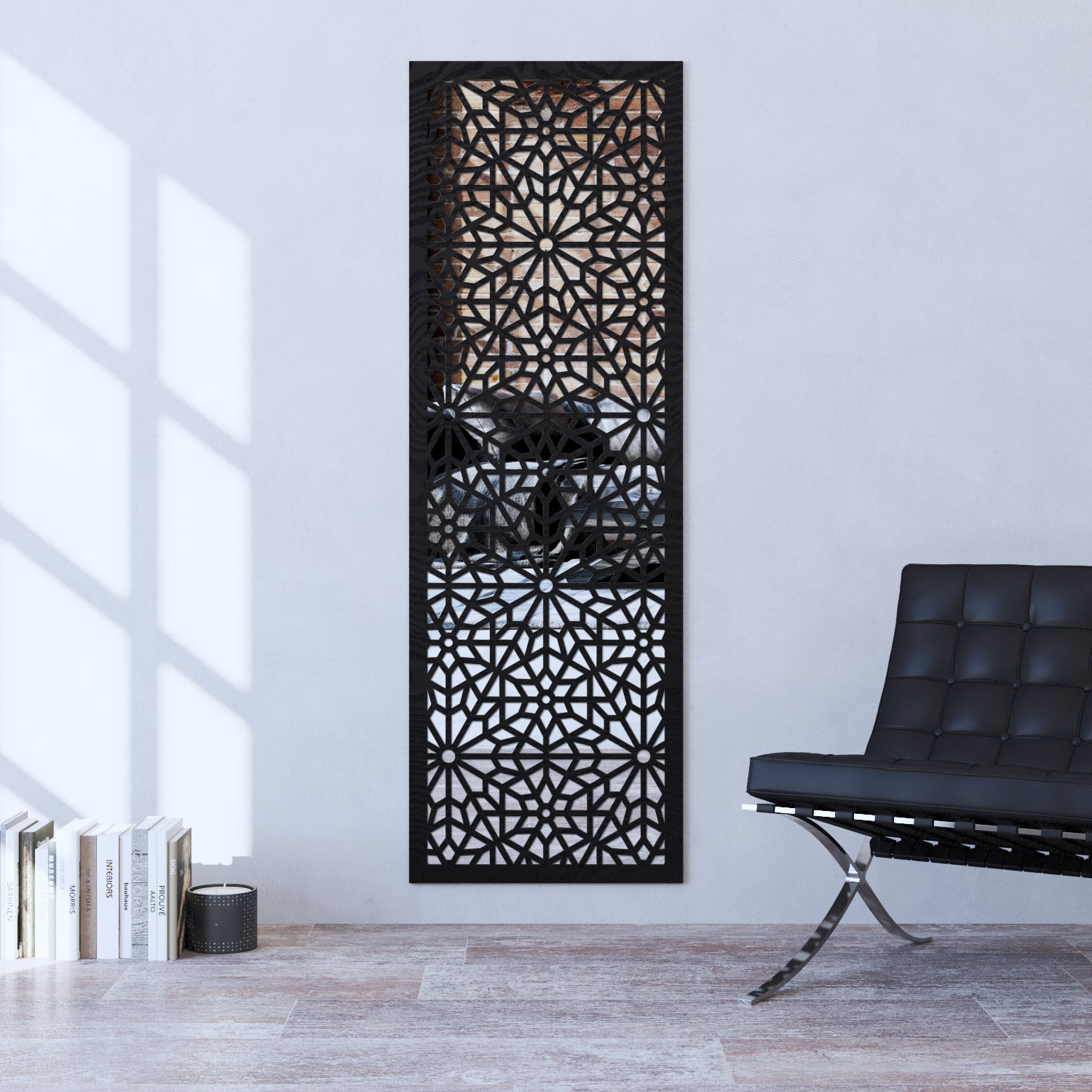 Alnara indoor decorative mirrored panel