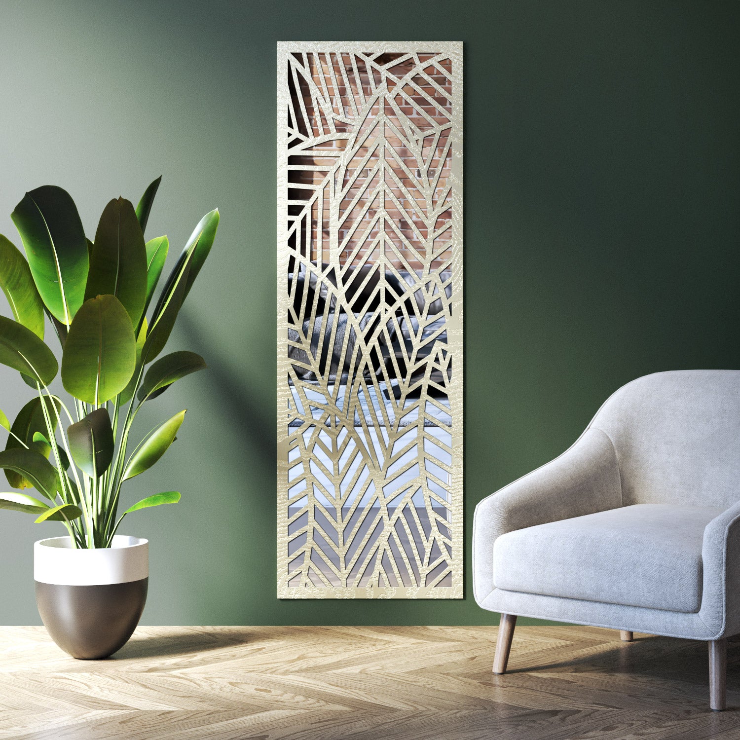 Habitat Indoor decorative mirrored panel