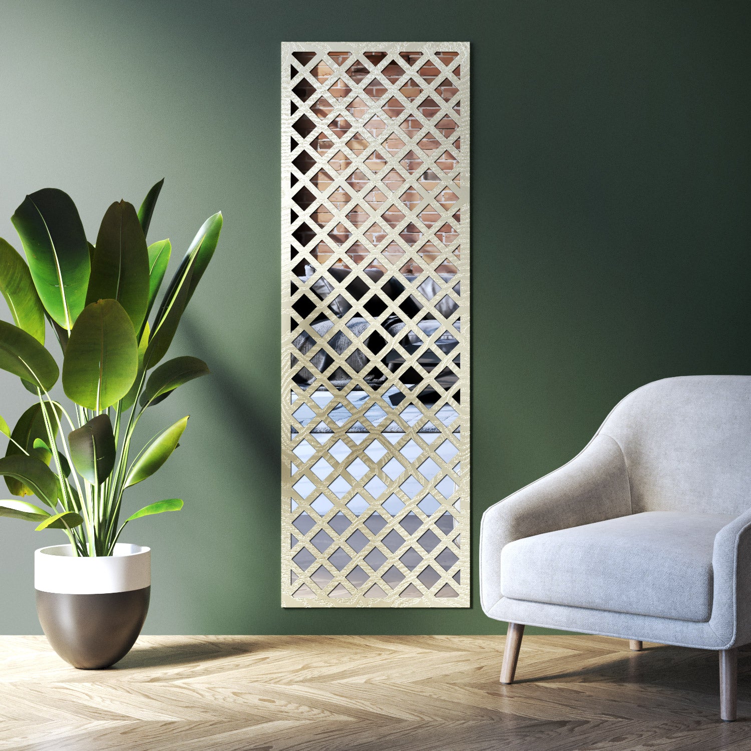 Hive Indoor Decorative mirrored Panel