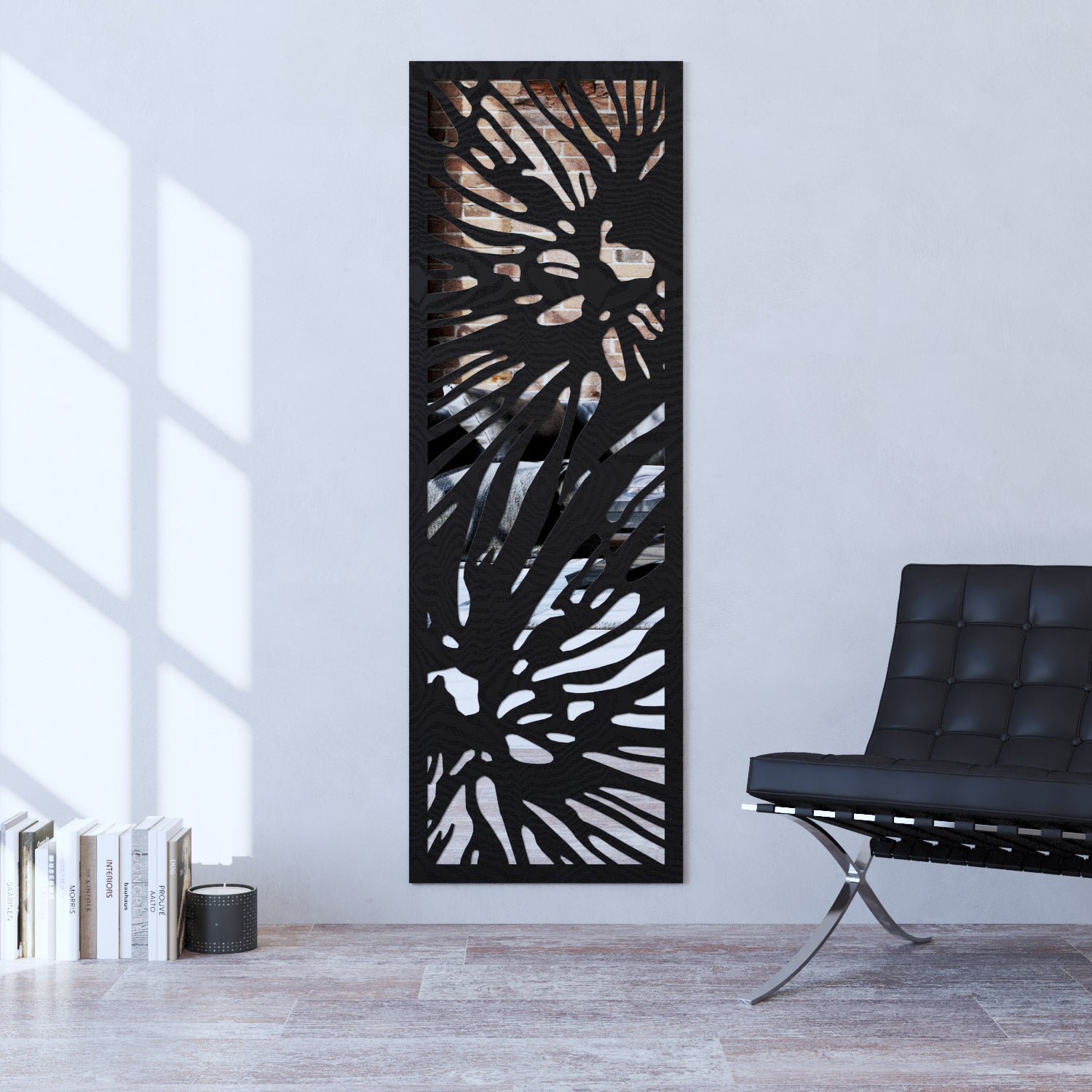 Poppy indoor decorative mirrored panel