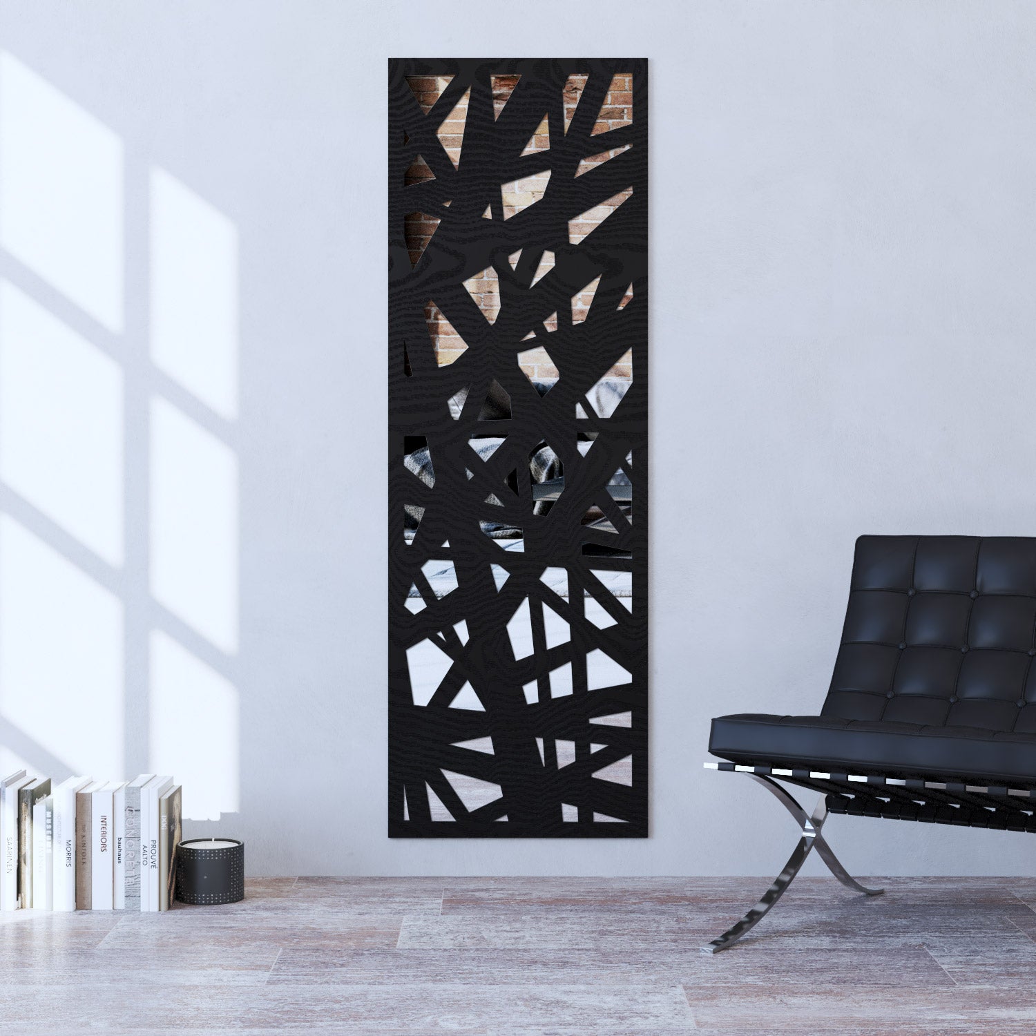 Prism indoor decorative mirrored panel