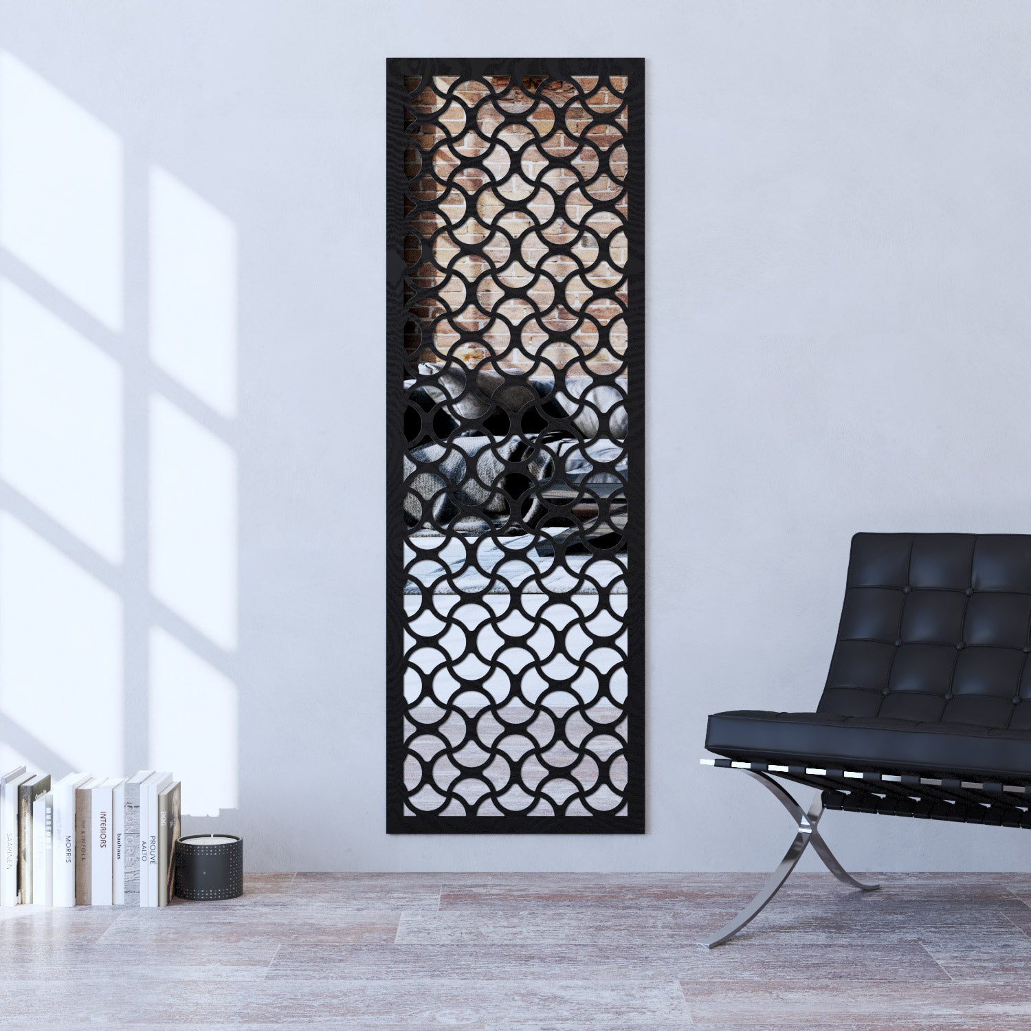 Vida indoor decorative mirrored panel