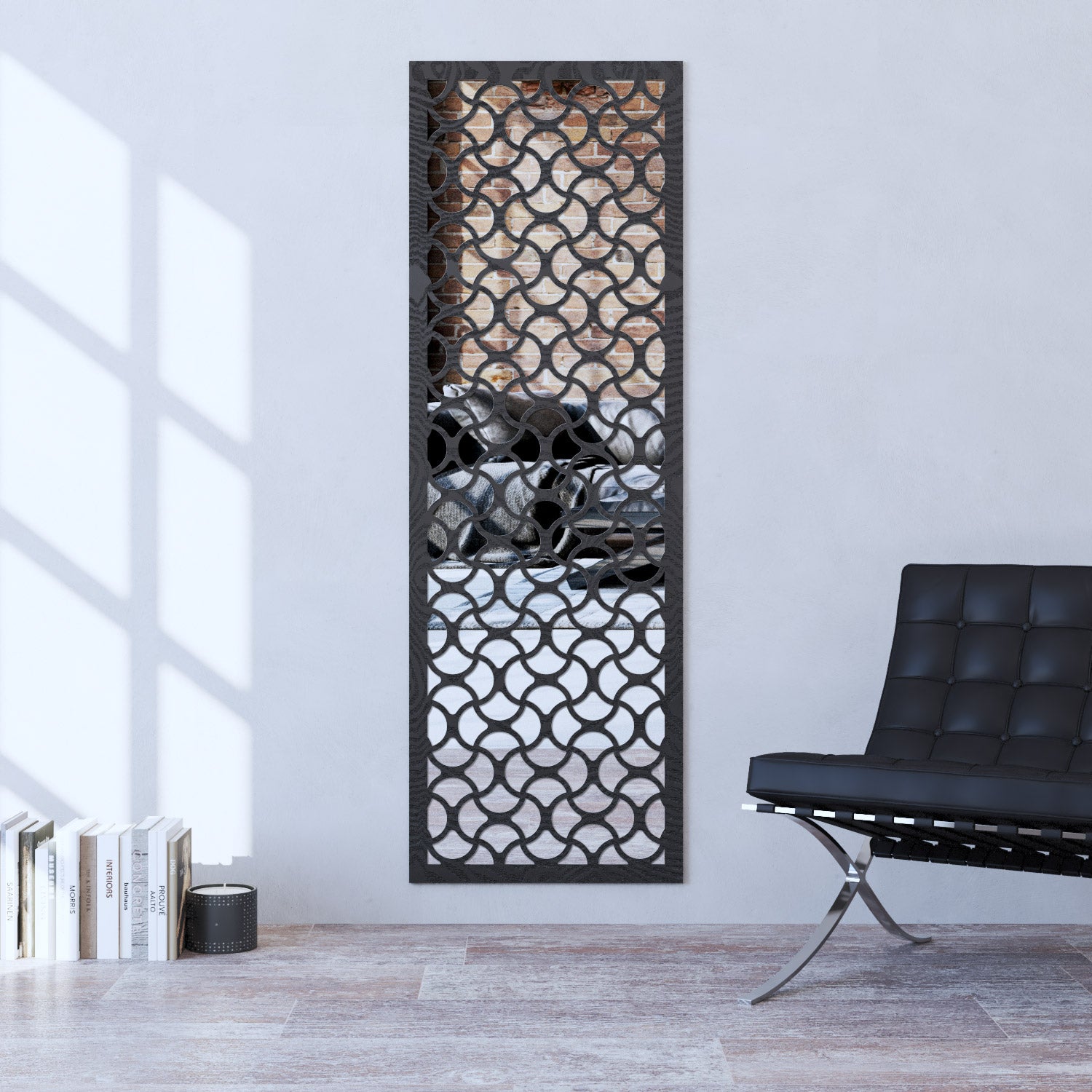 Vida indoor decorative mirrored panel
