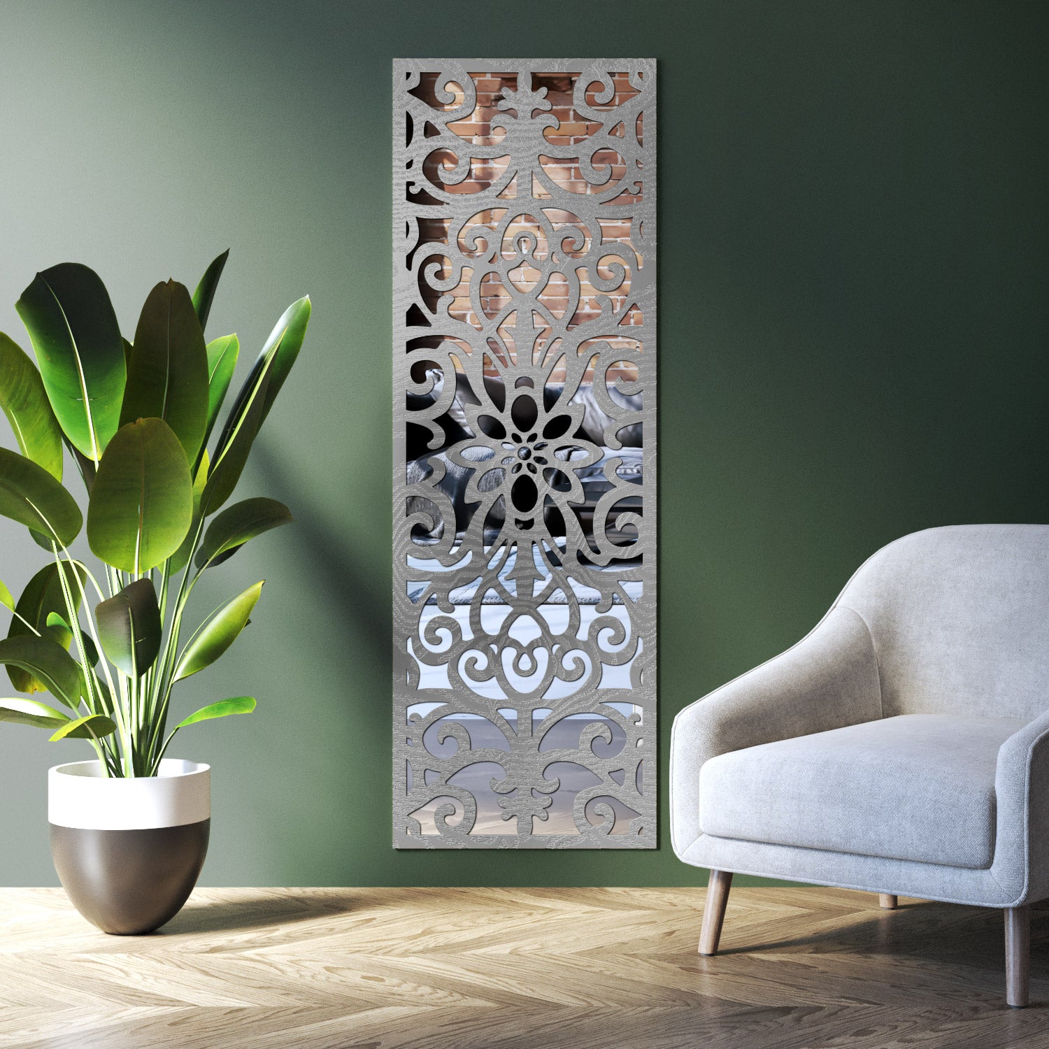 Windsor Indoor Decorative mirrored Panel