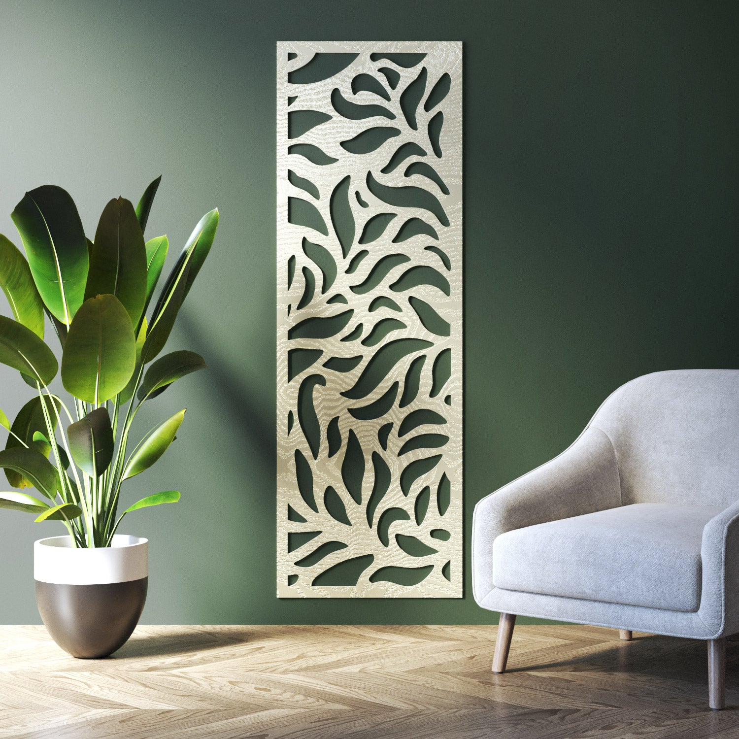 Plume indoor decorative panel