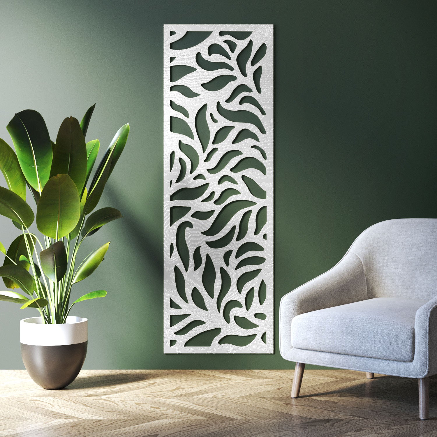 Plume indoor decorative panel
