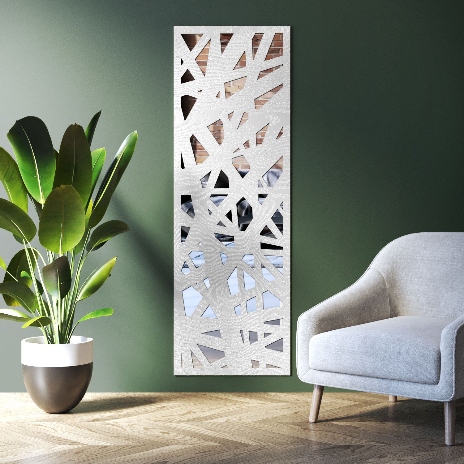 Prism indoor decorative mirrored panel