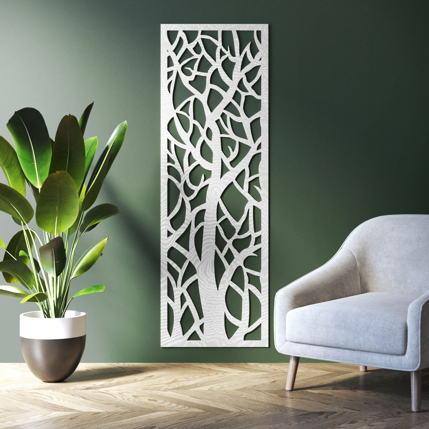 Twilight indoor decorative panel