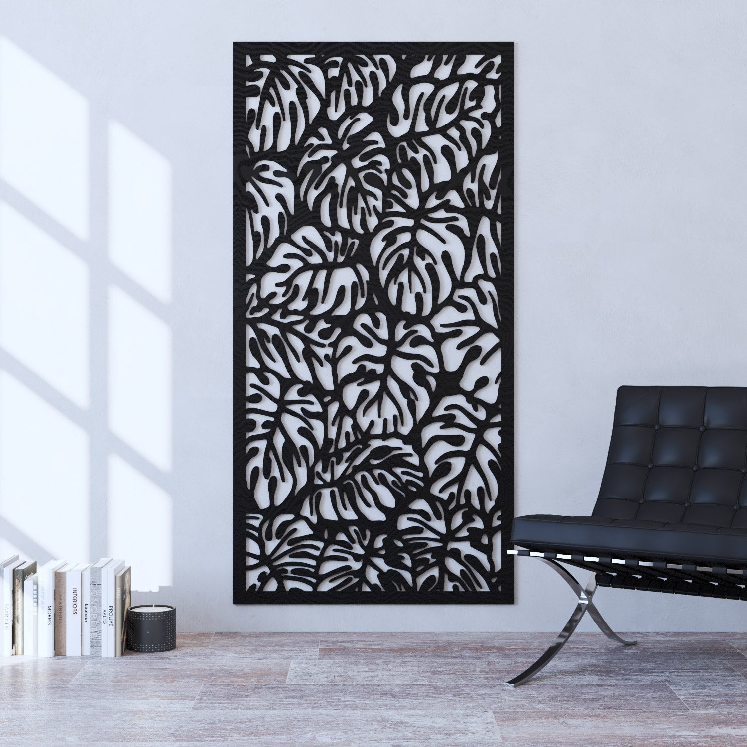Botanic indoor decorative panel