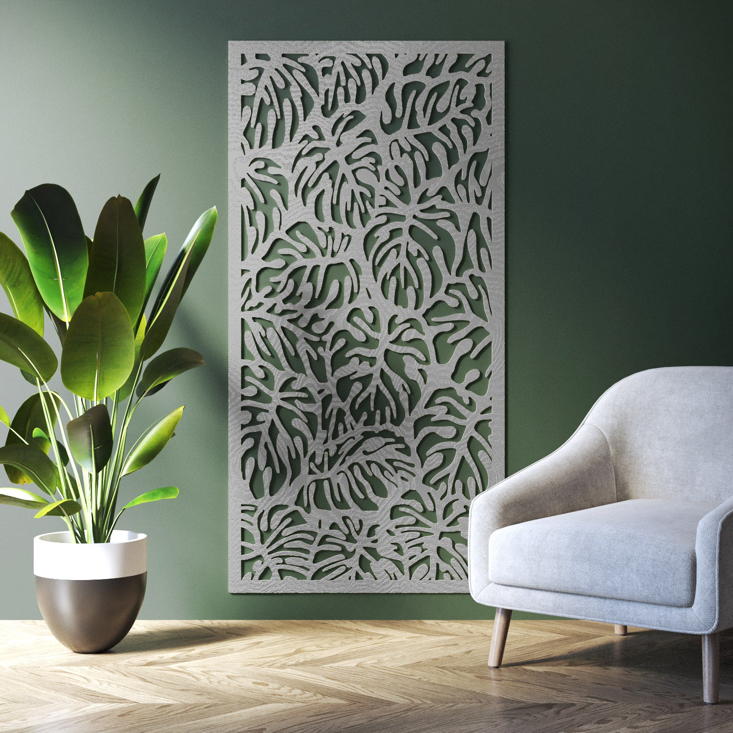 Botanic indoor decorative panel