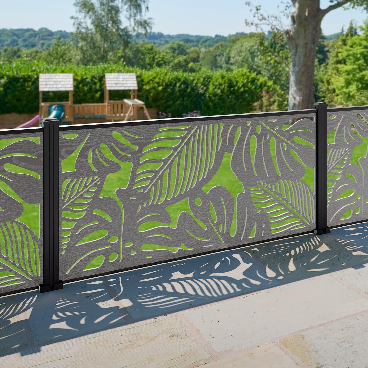 Fauna Decorative Fence - 180x90cm - with our composite posts