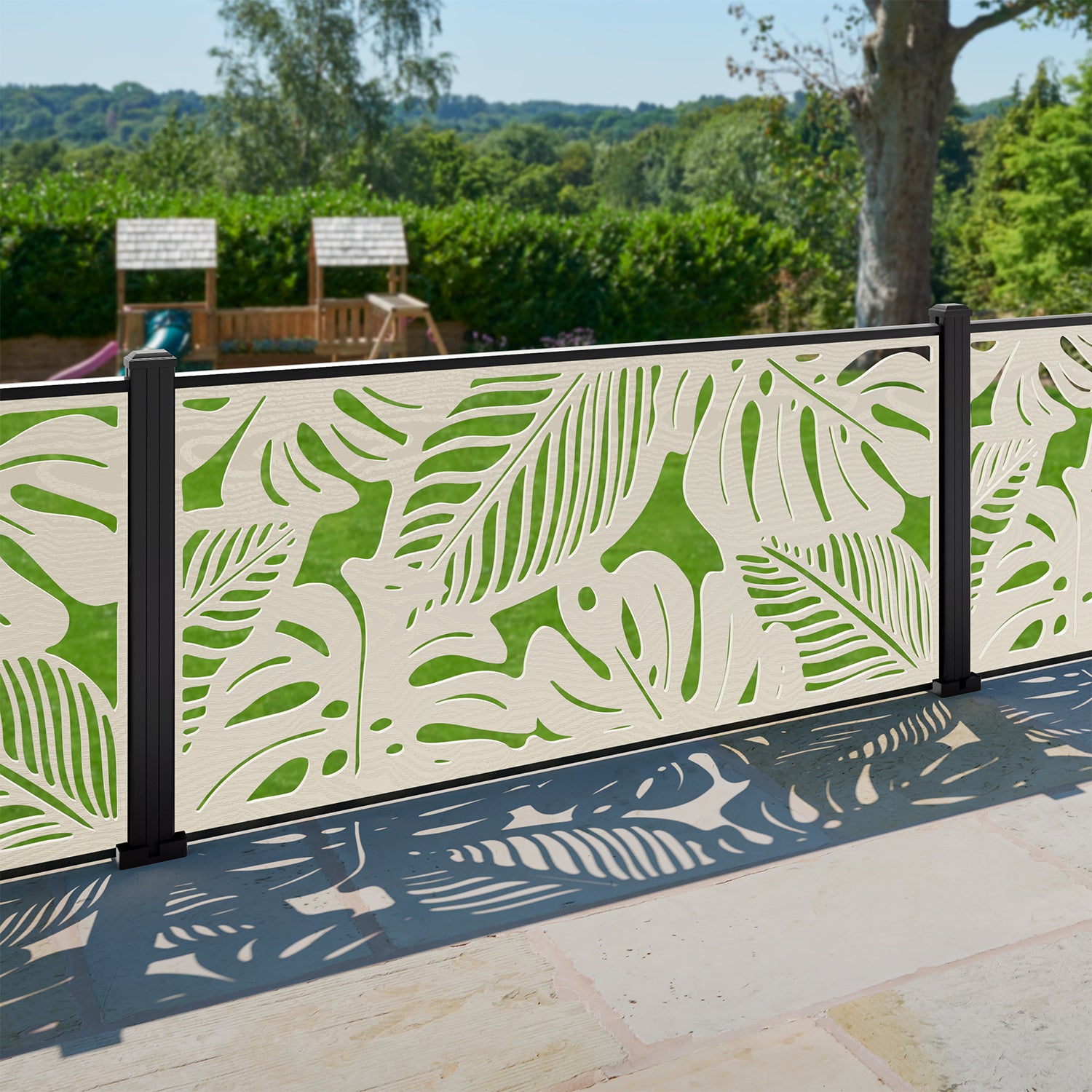 Fauna Decorative Fence - 180x90cm - with our composite posts