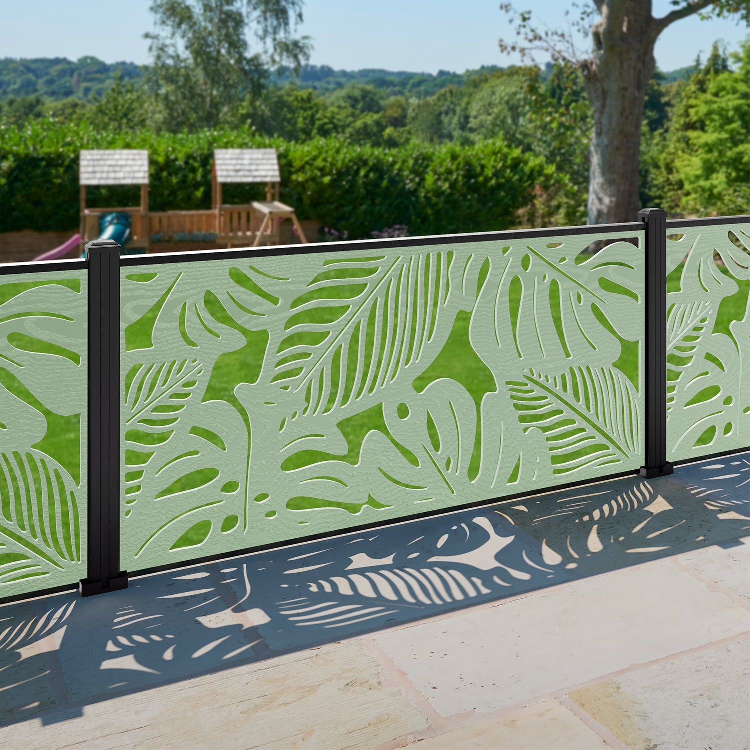 Fauna Decorative Fence - 180x90cm - with our composite posts