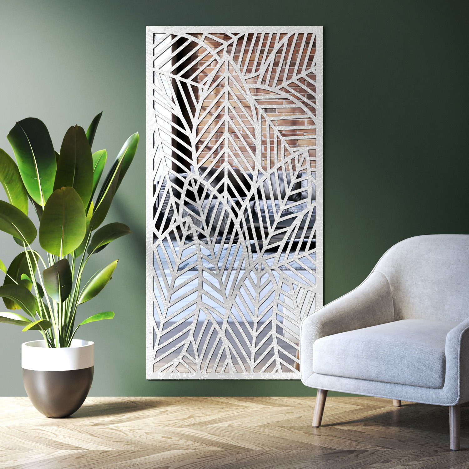 Habitat Indoor decorative mirrored panel