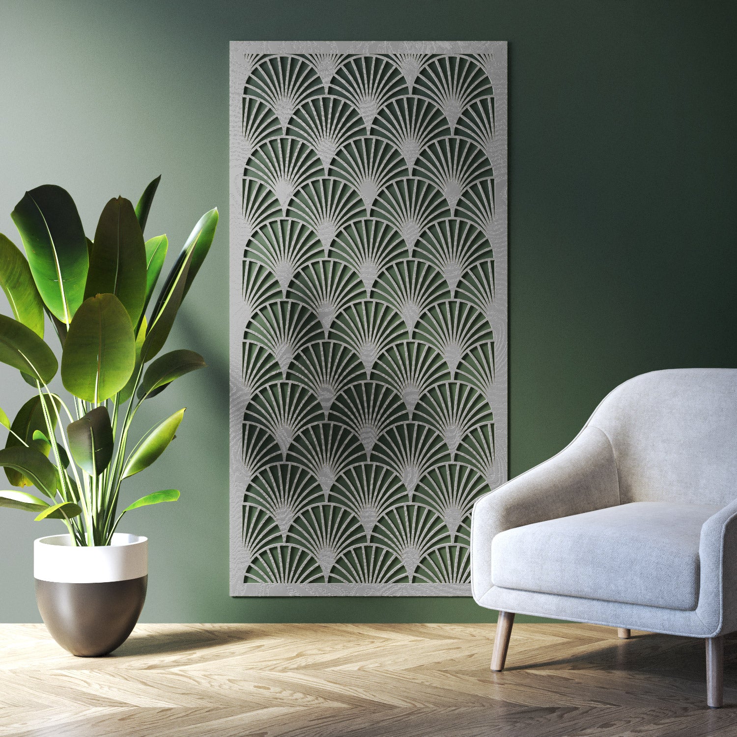 Laurel indoor decorative panel