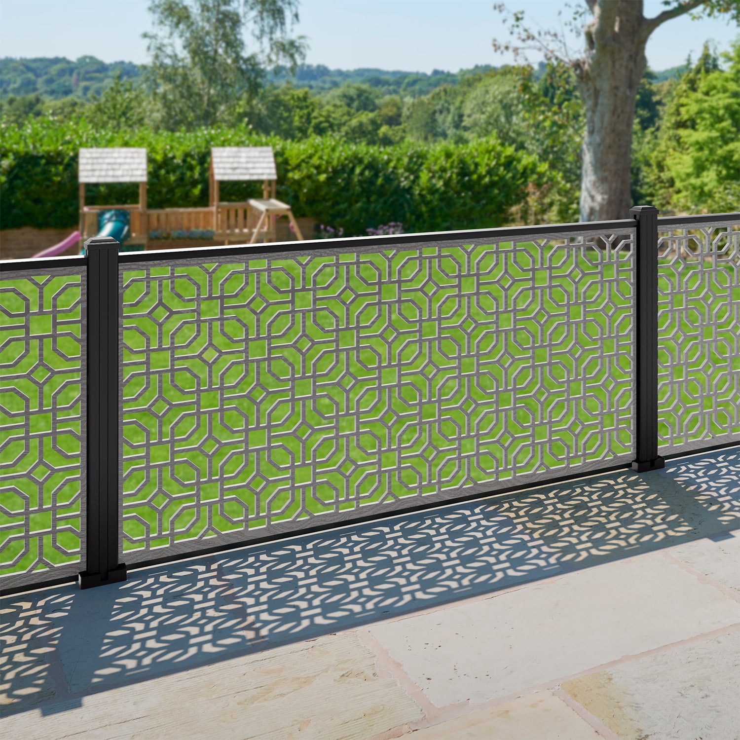 Micro Decorative Fence - 180x90cm - with our composite posts