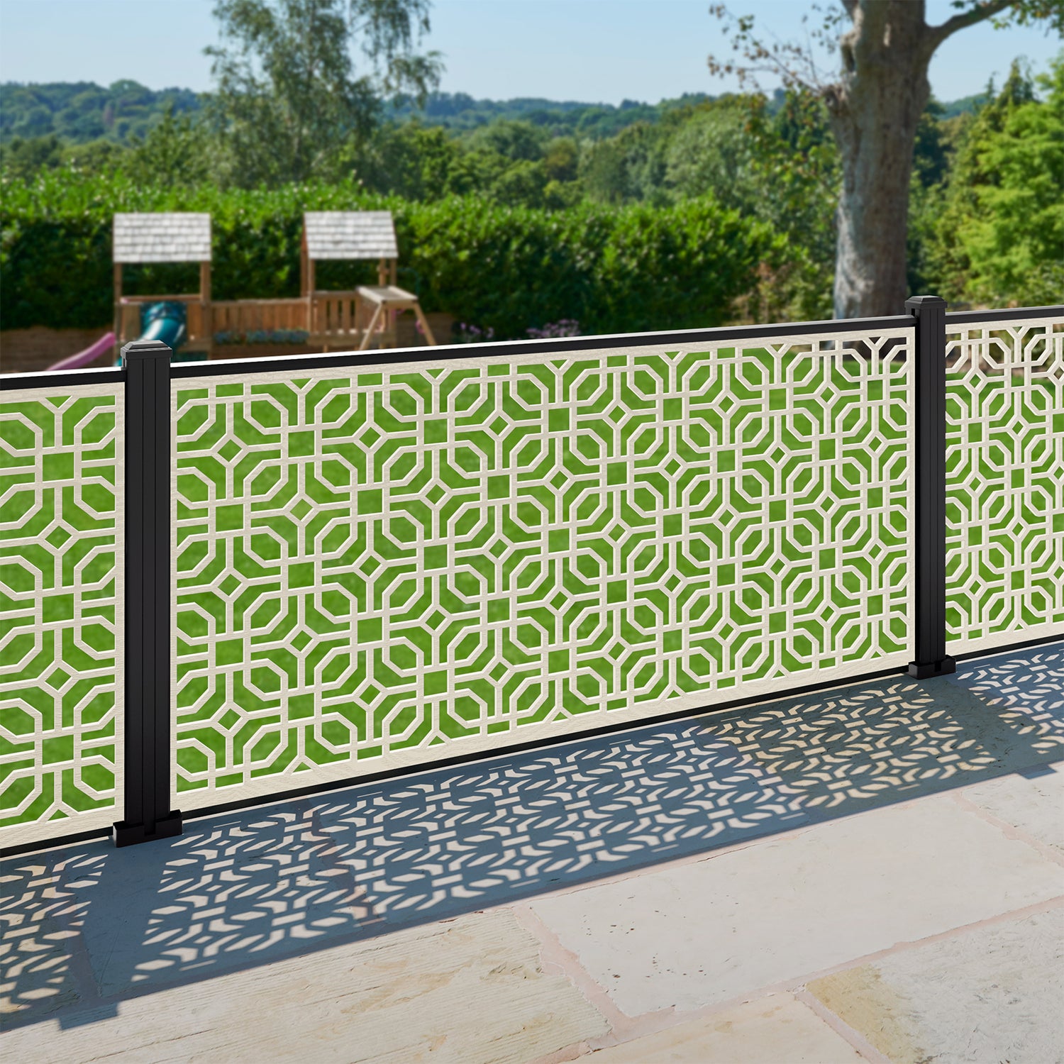 Micro Decorative Fence - 180x90cm - with our composite posts