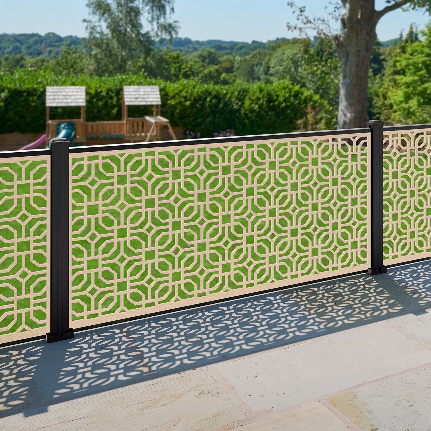 Micro Decorative Fence - 180x90cm - with our composite posts