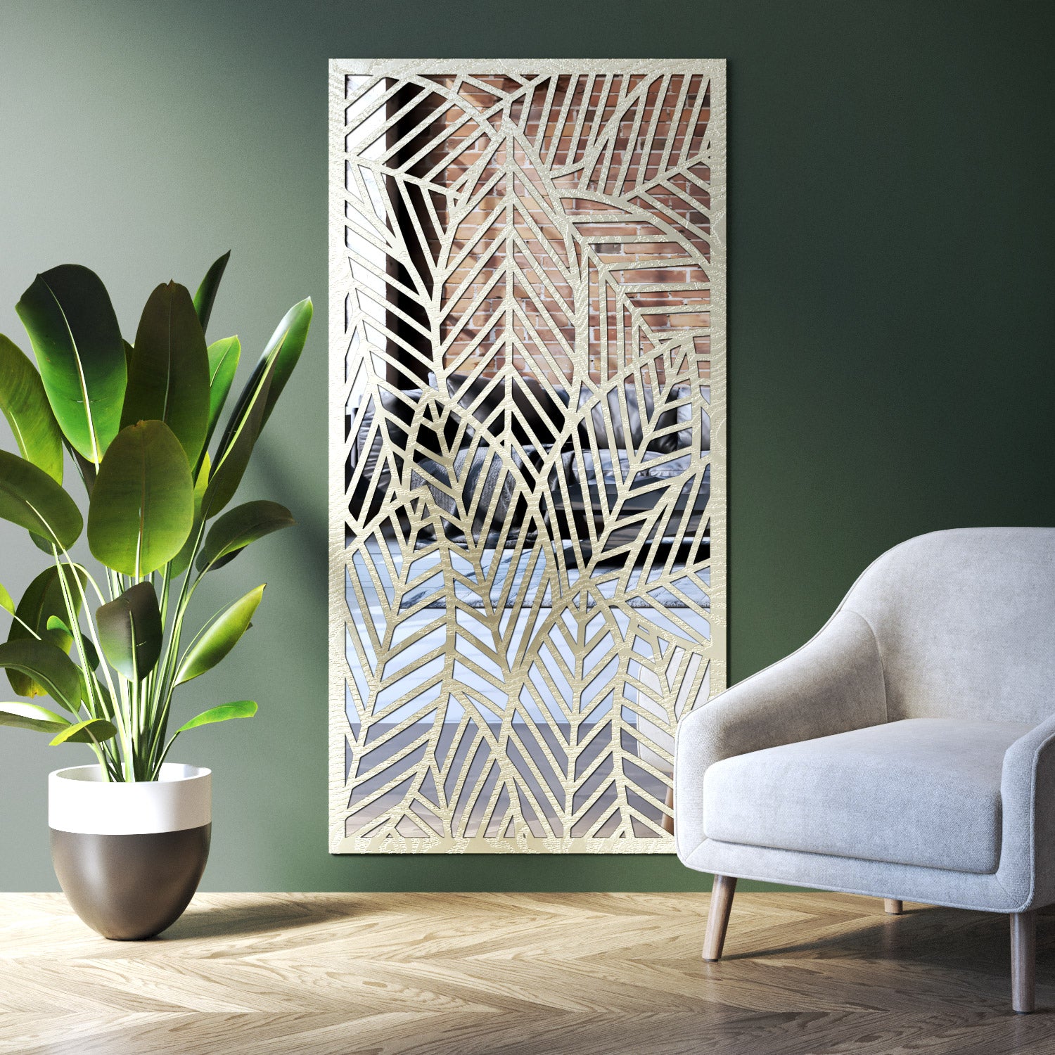 Habitat Indoor decorative mirrored panel