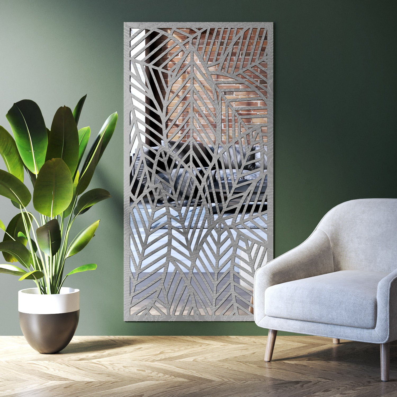 Habitat Indoor decorative mirrored panel
