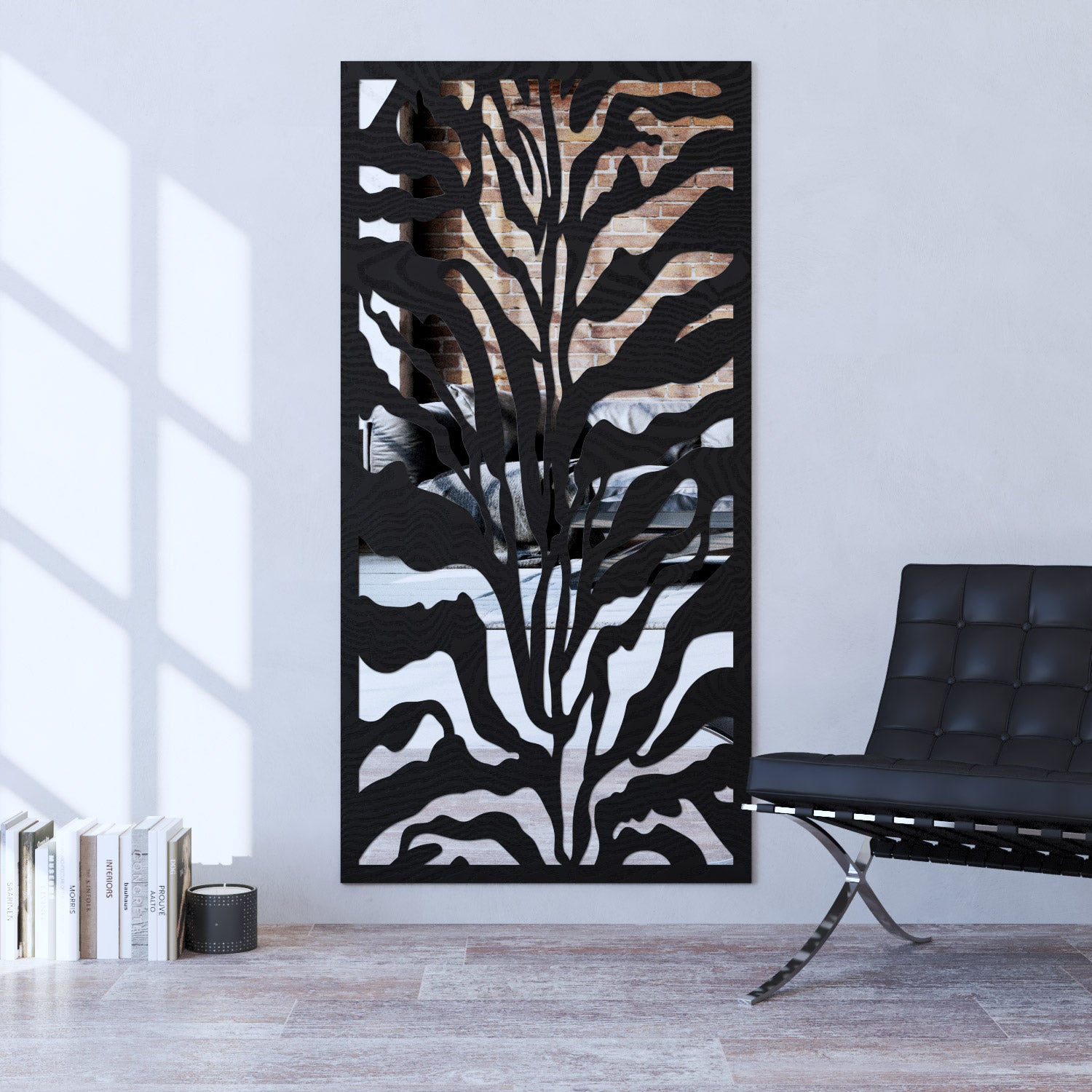 Malawi indoor decorative mirrored panel