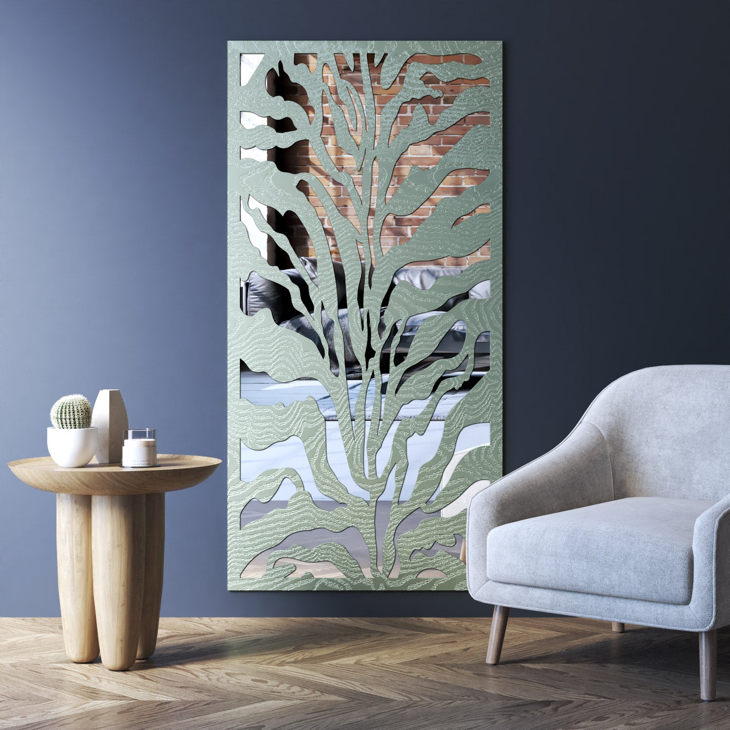 Malawi indoor decorative mirrored panel