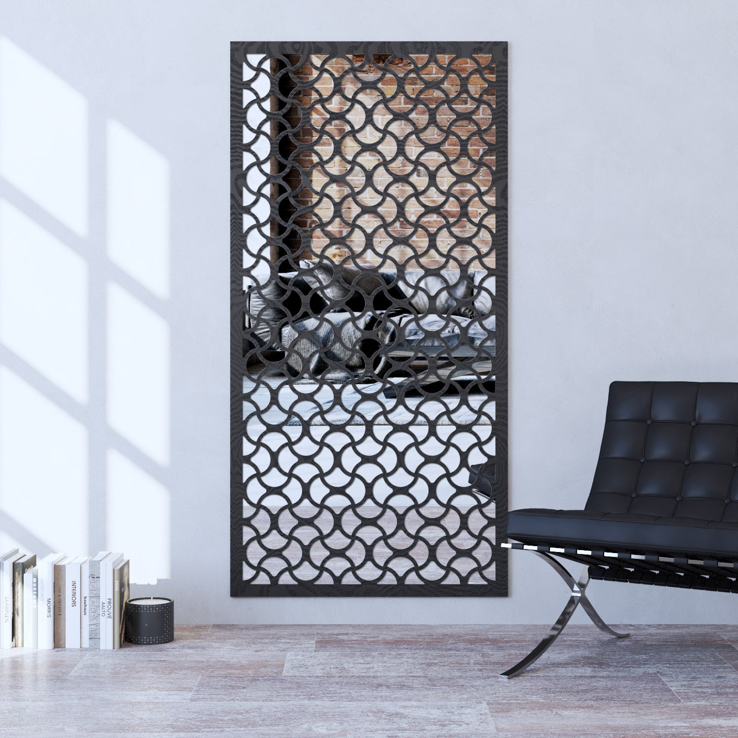 Vida indoor decorative mirrored panel