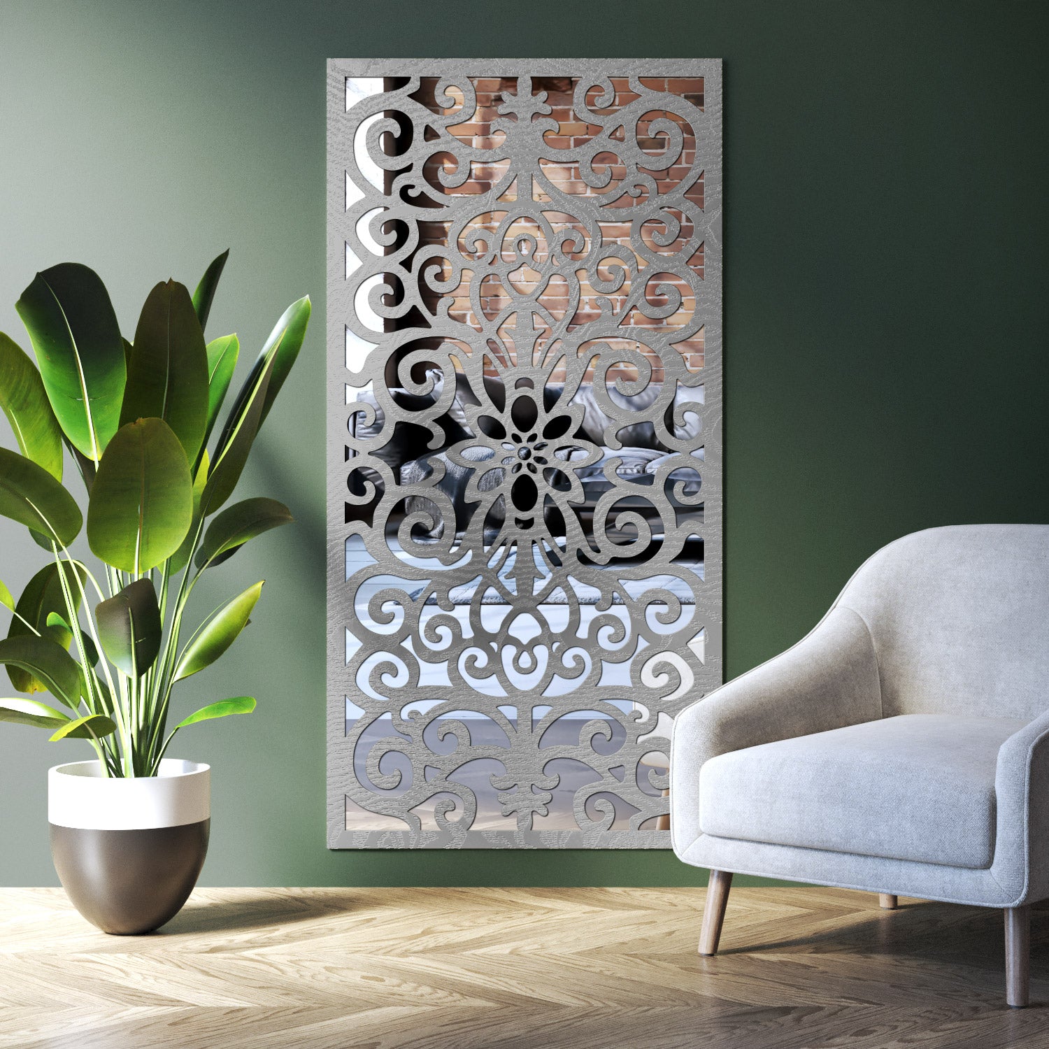Windsor Indoor Decorative mirrored Panel