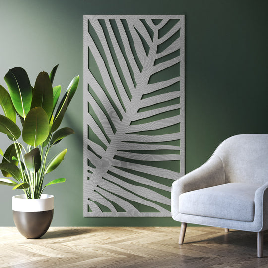 Palm indoor decorative panel