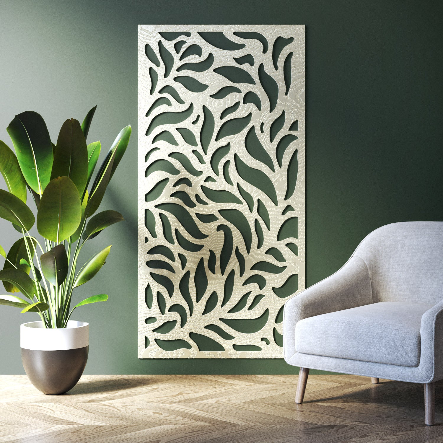 Plume indoor decorative panel