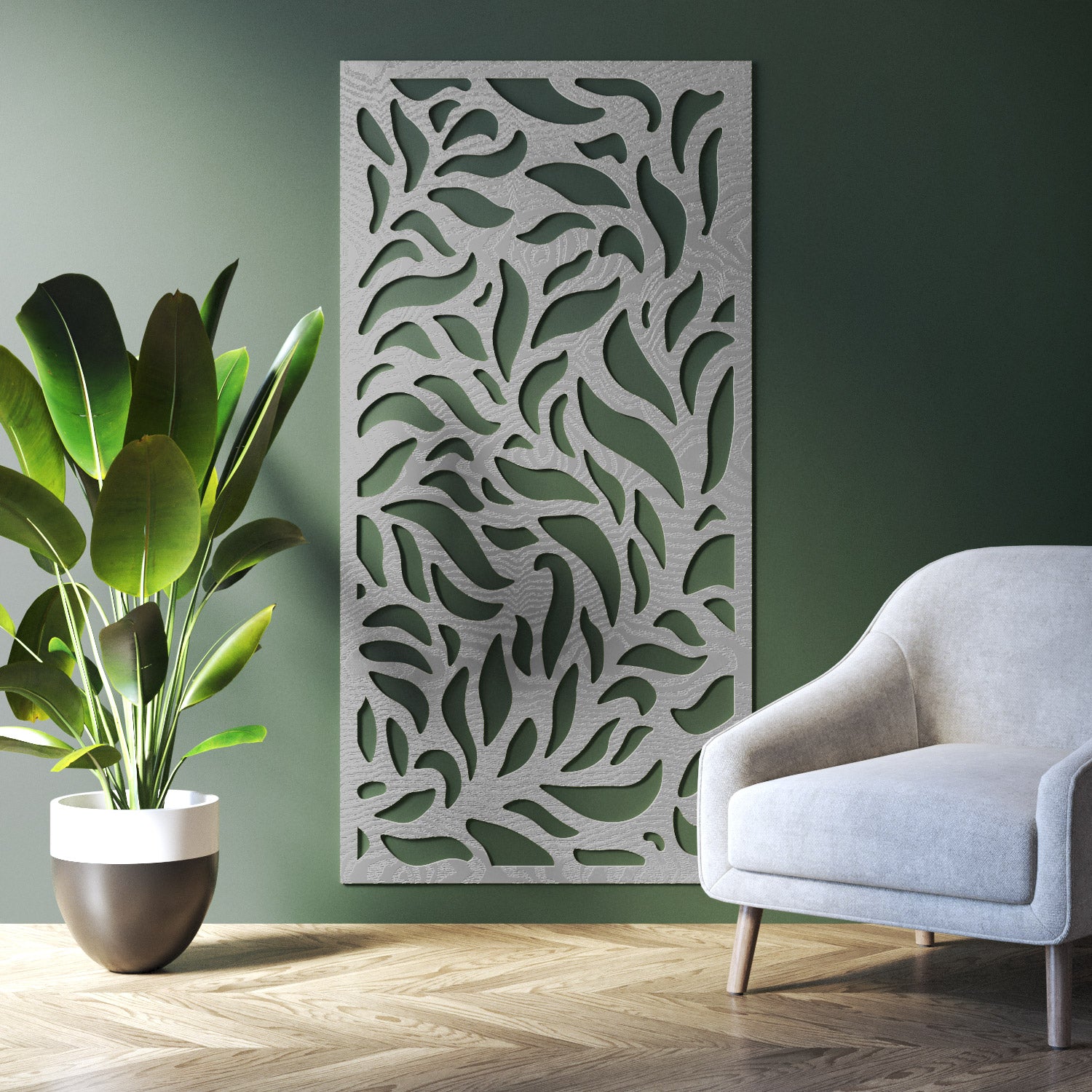 Plume indoor decorative panel