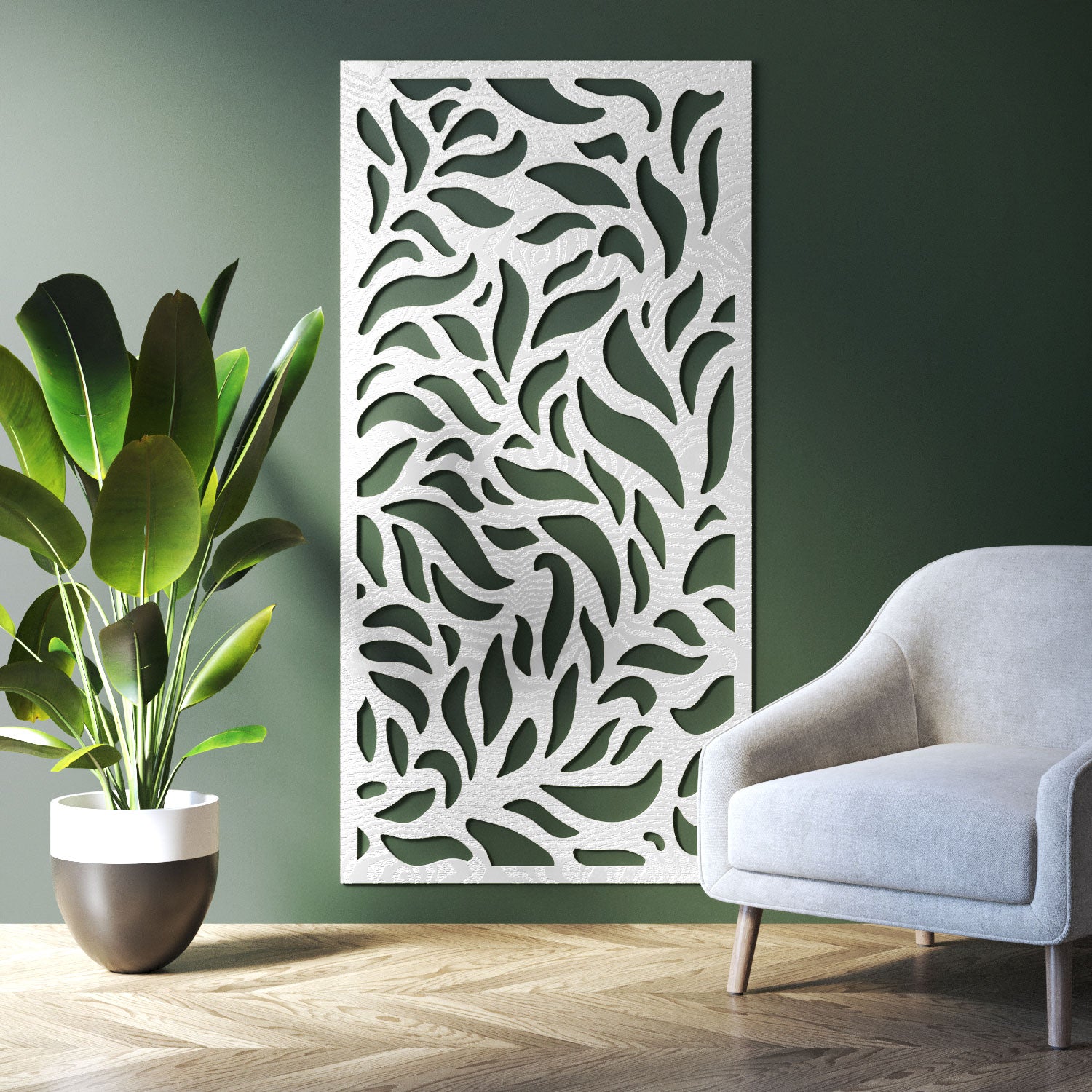 Plume indoor decorative panel