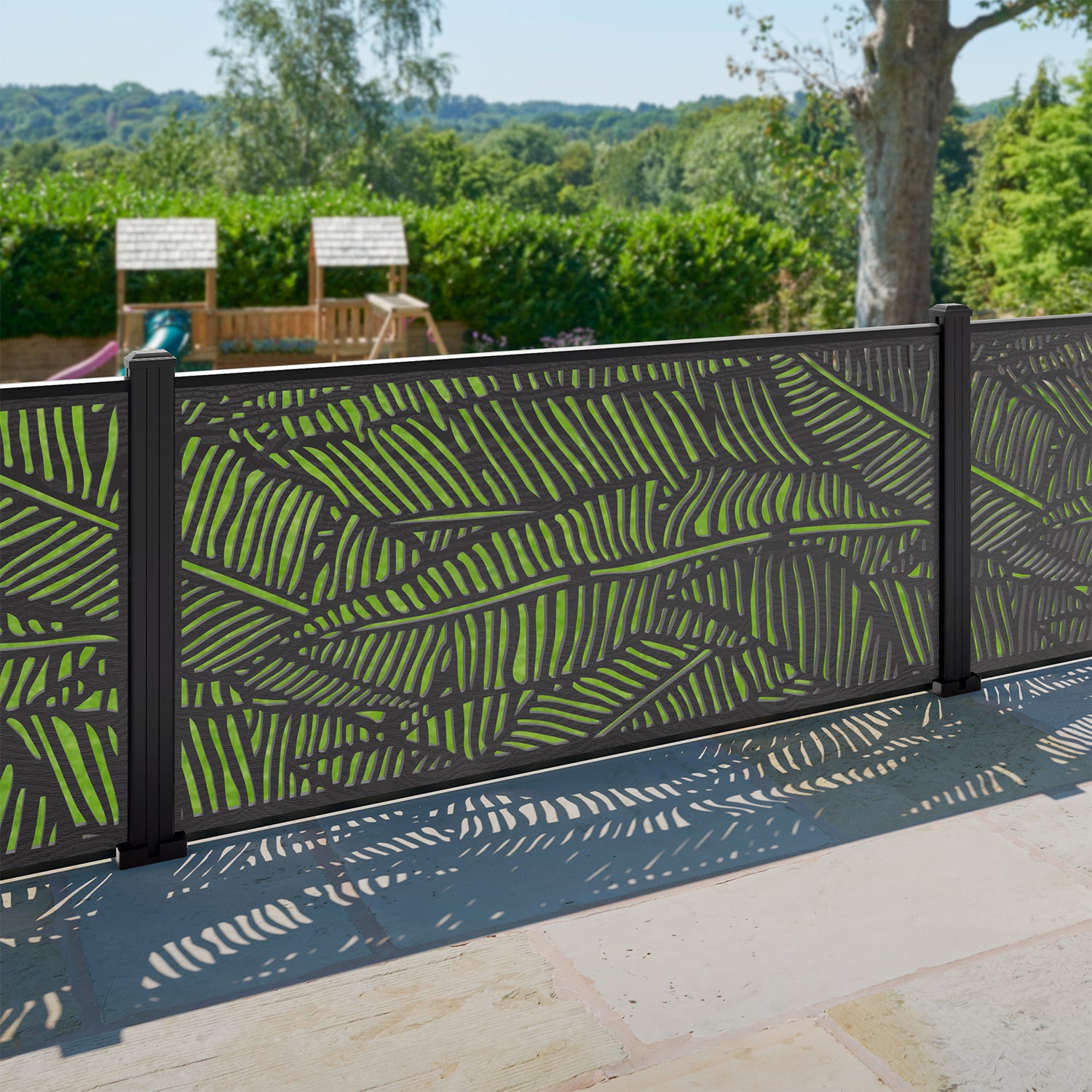Quill Decorative Fence - 180x90cm - with our composite posts