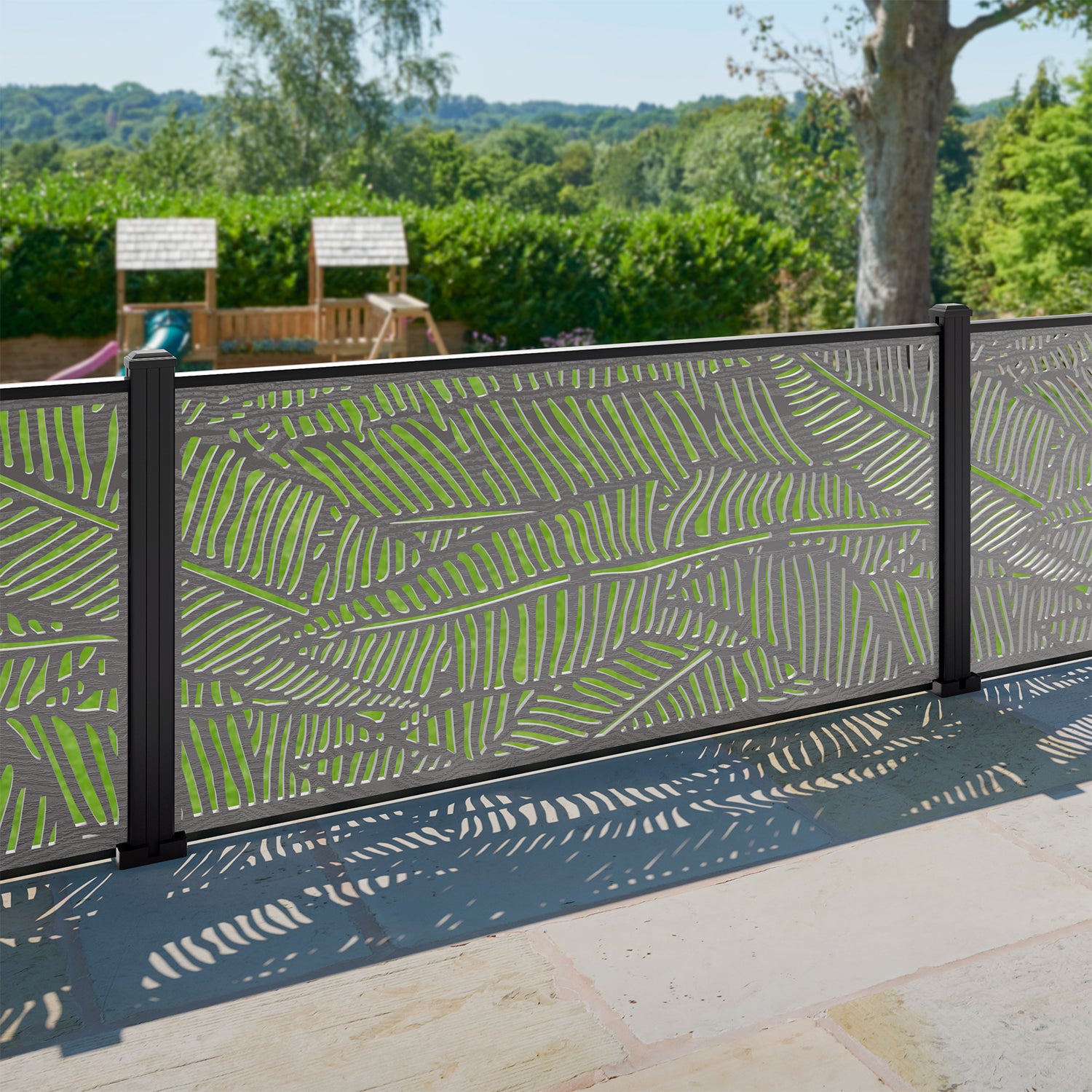 Quill Decorative Fence - 180x90cm - with our composite posts
