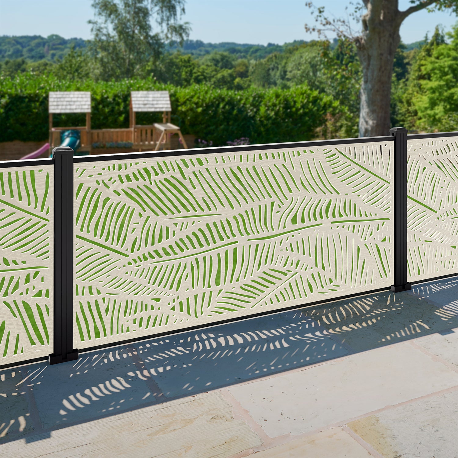 Quill Decorative Fence - 180x90cm - with our composite posts