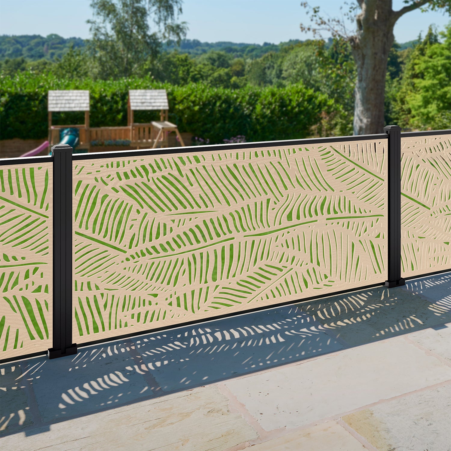 Quill Decorative Fence - 180x90cm - with our composite posts