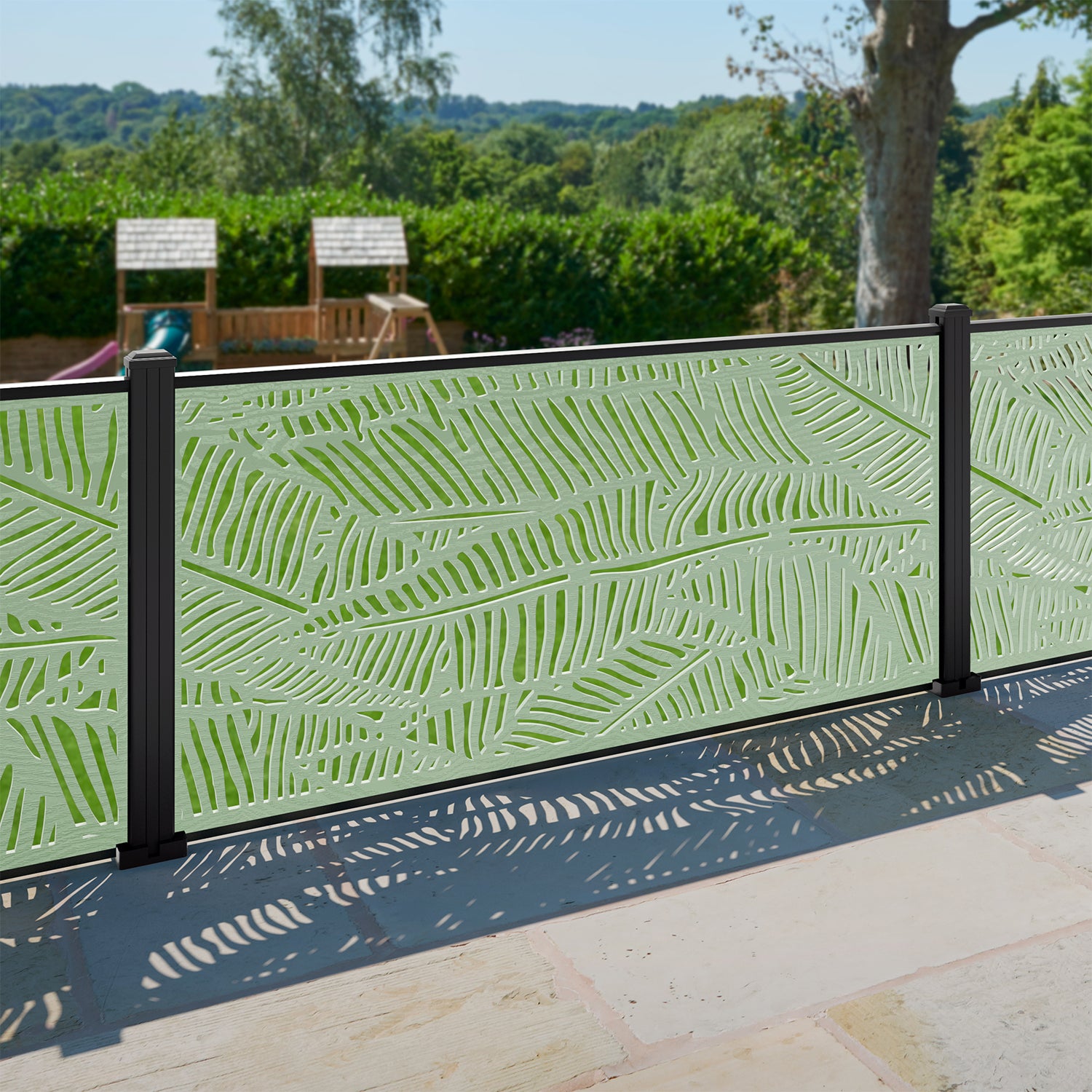 Quill Decorative Fence - 180x90cm - with our aluminium posts