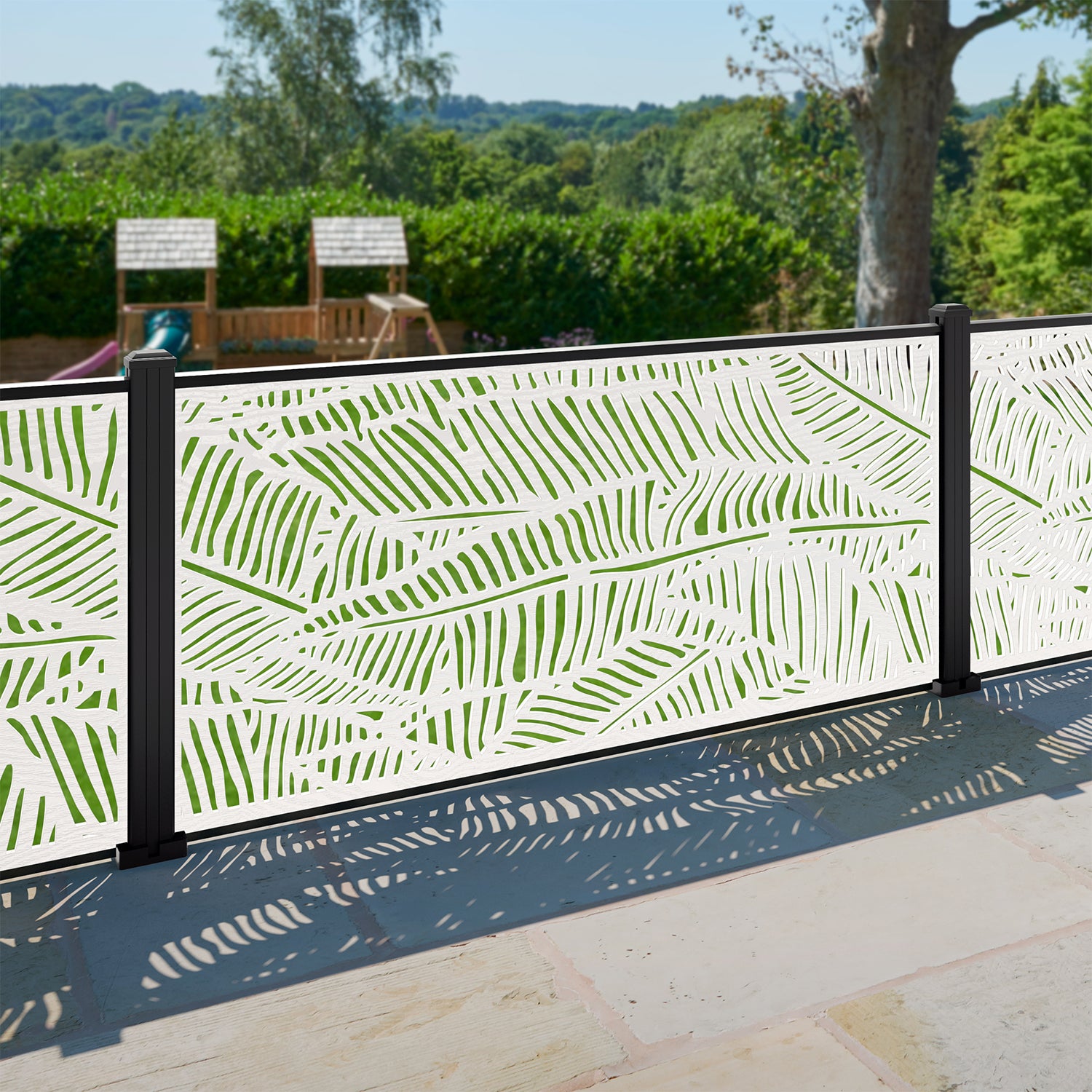 Quill Decorative Fence - 180x90cm - with our aluminium posts