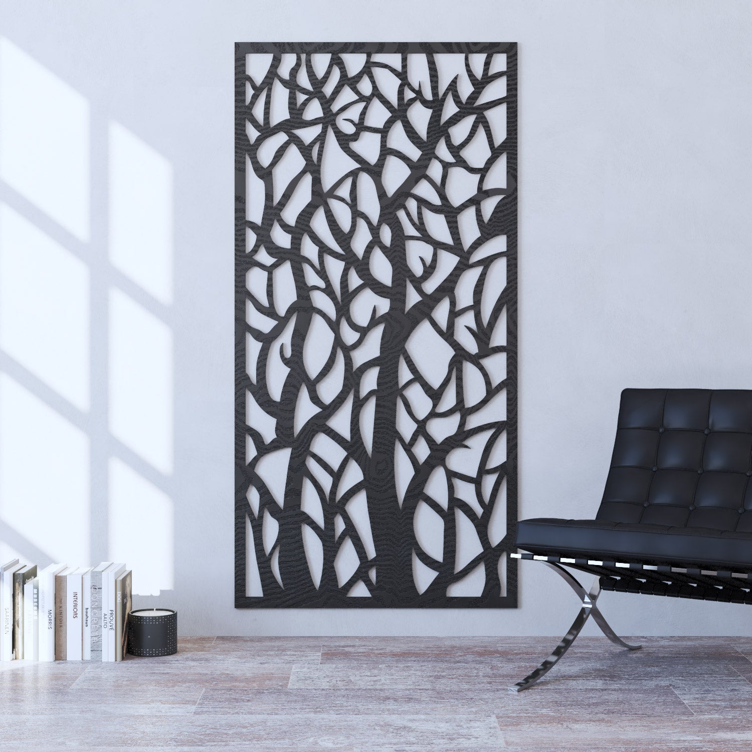 Twilight indoor decorative panel