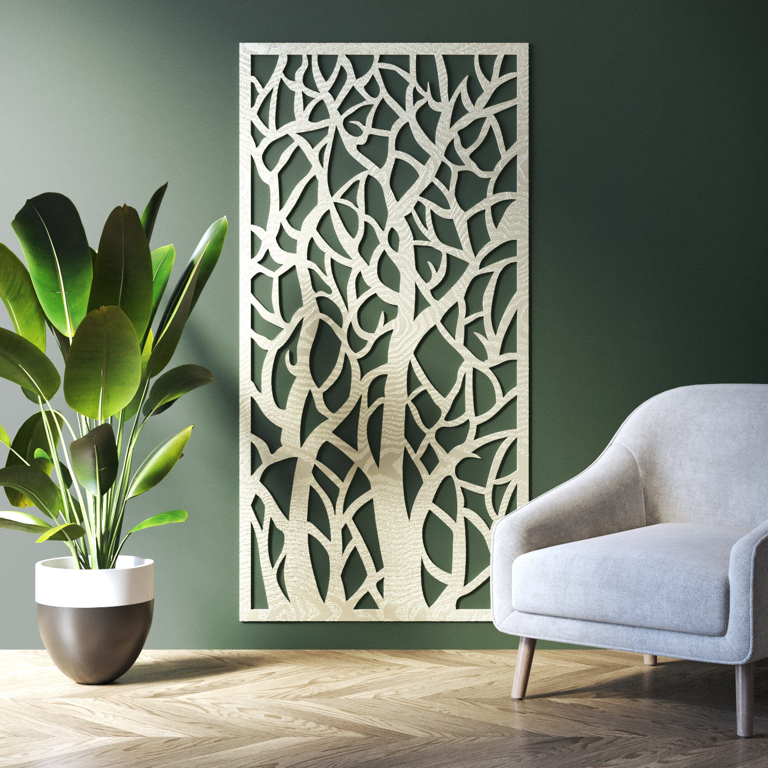 Twilight indoor decorative panel