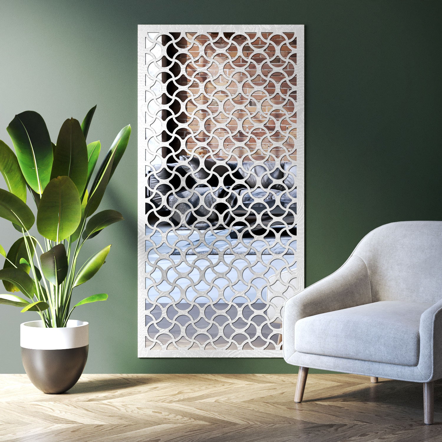 Vida indoor decorative mirrored panel