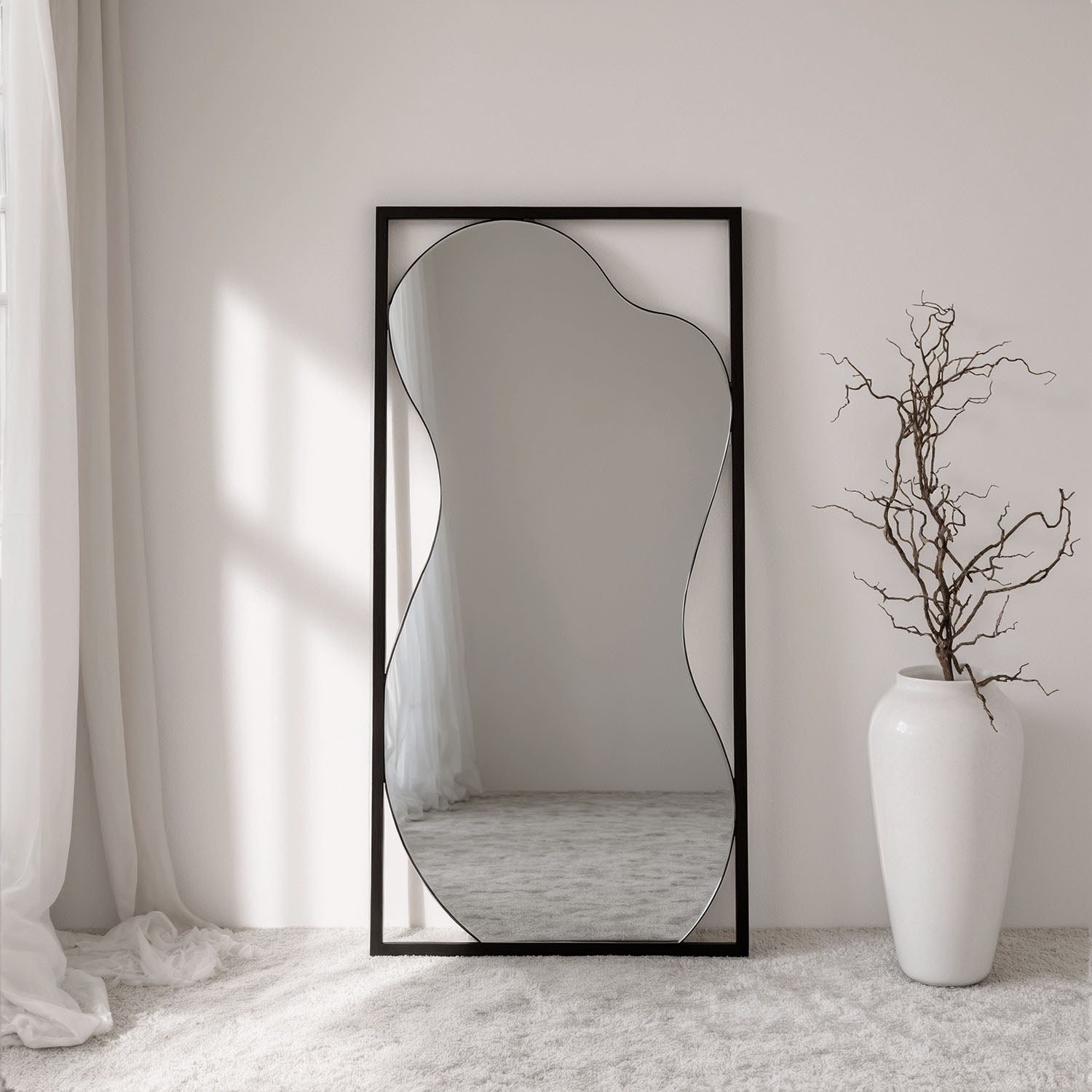Astley Framed Rectangular Full-Length Leaner Mirror