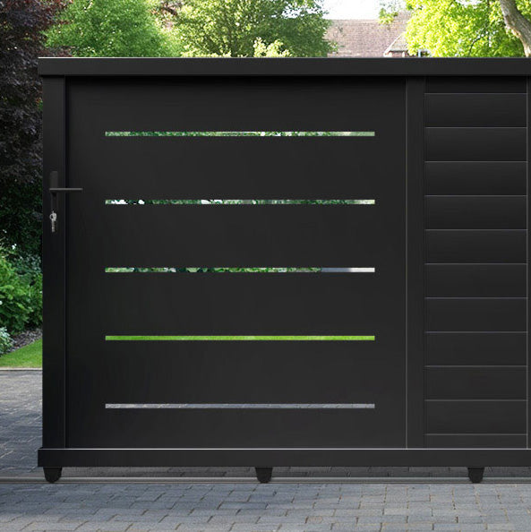 Vortex Aluminium Sliding Straight Top Driveway Gate