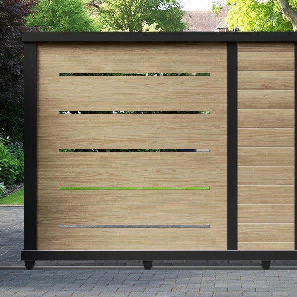 Vortex Aluminium Sliding Straight Top Driveway Gate